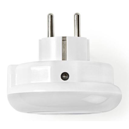 LED Noćno svjetlo sa senzorom LED/0,6W/230V