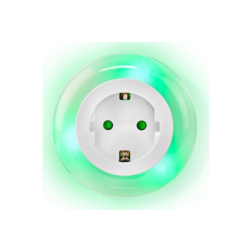 LED Noćno svjetlo sa senzorom LED/0,6W/230V