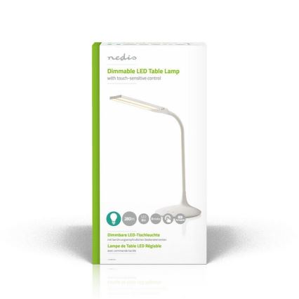 LED Prigušiva stolna lampa LED/6W/5V 2200 mAh bijela