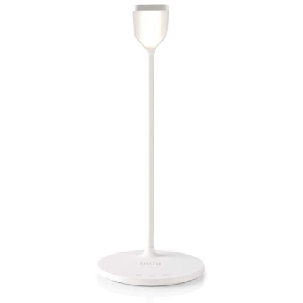 LED Prigušiva dodirna fleksibilna stolna lampa s 15W bežičnim punjenjem Qi LED/5,5W/230V 2700-6500K bijela