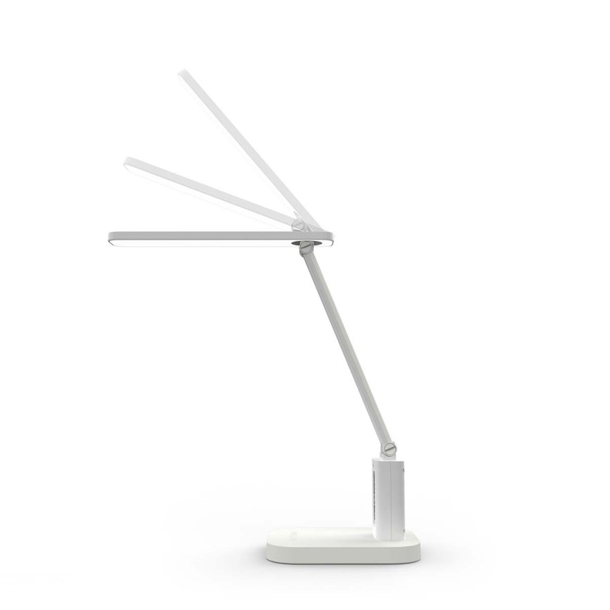 LED stolna lampa s mogućnošću prigušivanja, punjiva, dodirna, sa zaslonom LED/7,5W/1200 mAh 3000/4000/5700K CRI 90 bijela