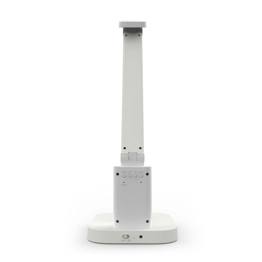 LED stolna lampa s mogućnošću prigušivanja, punjiva, dodirna, sa zaslonom LED/7,5W/1200 mAh 3000/4000/5700K CRI 90 bijela
