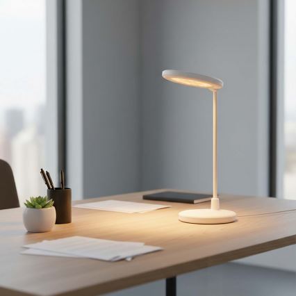 LED zatemnjiva punjiva dodirna lampa s ogledalom LED/6W/1200 mAh 3000/4000/5700K CRI 90 bijela