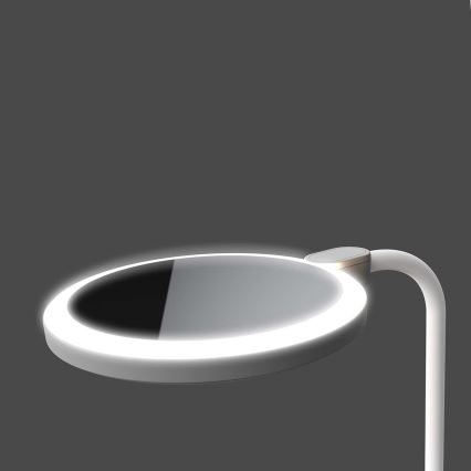LED zatemnjiva punjiva dodirna lampa s ogledalom LED/6W/1200 mAh 3000/4000/5700K CRI 90 bijela