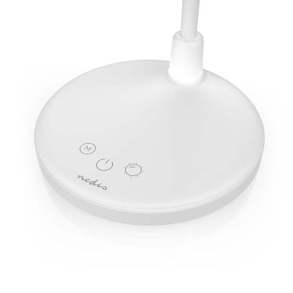 LED zatemnjiva punjiva dodirna lampa s ogledalom LED/6W/1200 mAh 3000/4000/5700K CRI 90 bijela