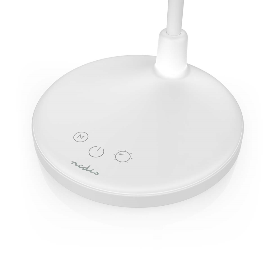 LED zatemnjiva punjiva dodirna lampa s ogledalom LED/6W/1200 mAh 3000/4000/5700K CRI 90 bijela