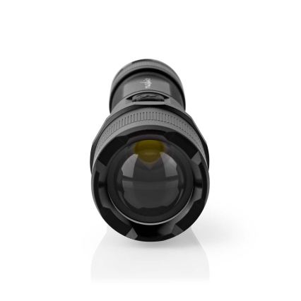 LED prijenosna punjiva aluminijska svjetiljka s mogućnošću prigušivanja, 10W/5V, 2200 mAh, IPX4, crna