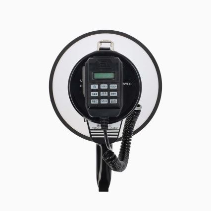 Megafon s eksternim mikrofonom USB 25W/8xC bijela/crna