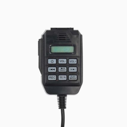 Megafon s eksternim mikrofonom USB 25W/8xC bijela/crna
