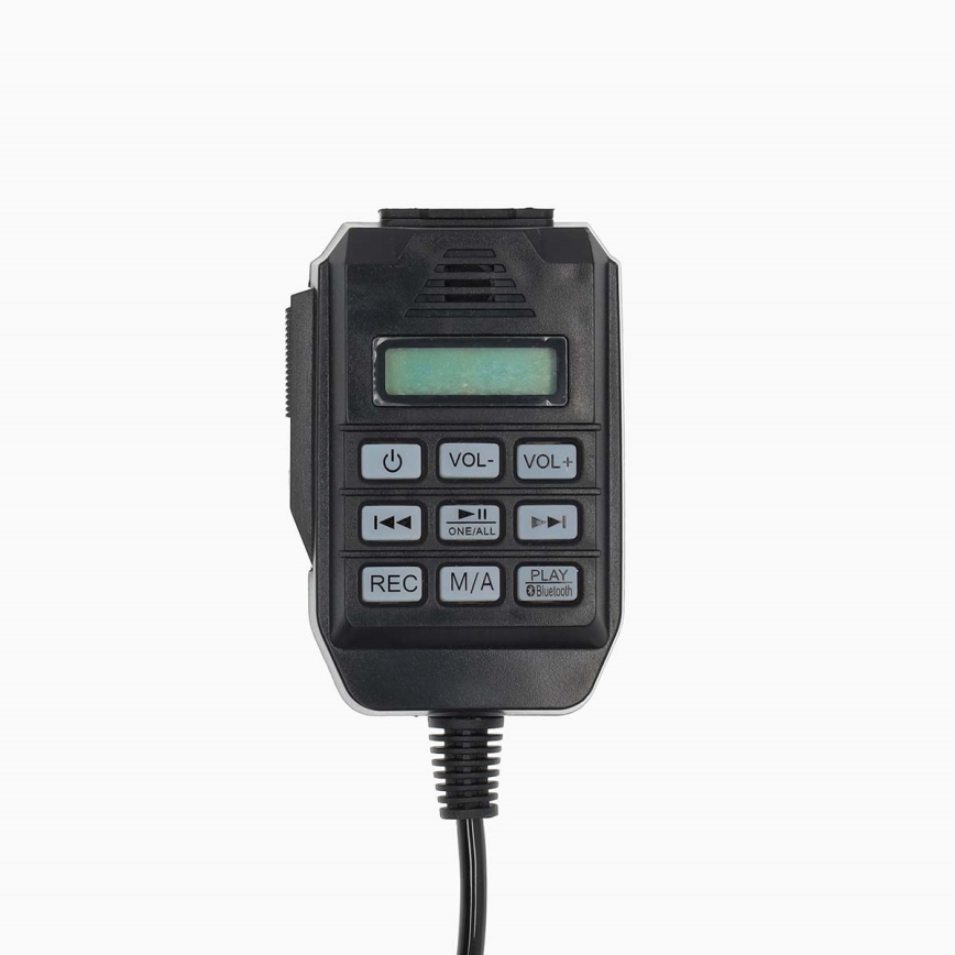 Megafon s eksternim mikrofonom USB 25W/8xC bijela/crna