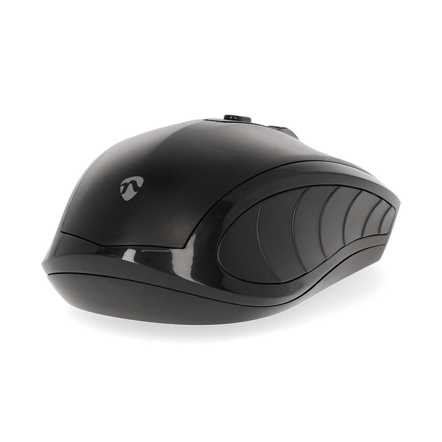 Bežični miš 800/1200/1600 DPI 2xAAA crna