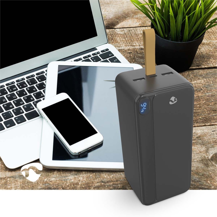 Power bank s LED zaslonom Power Delivery 30 000 mAh