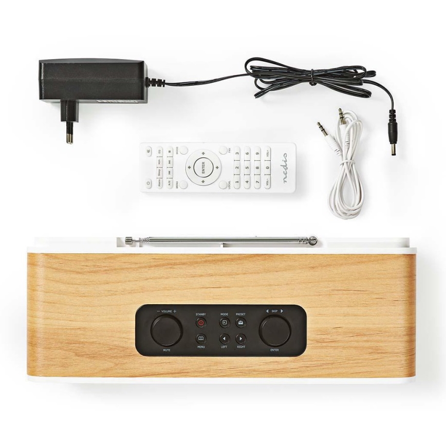 Višenamjenski internetski radio 34W/230V DAB+ FM Wi-Fi Bluetooth USB + daljinski upravljač