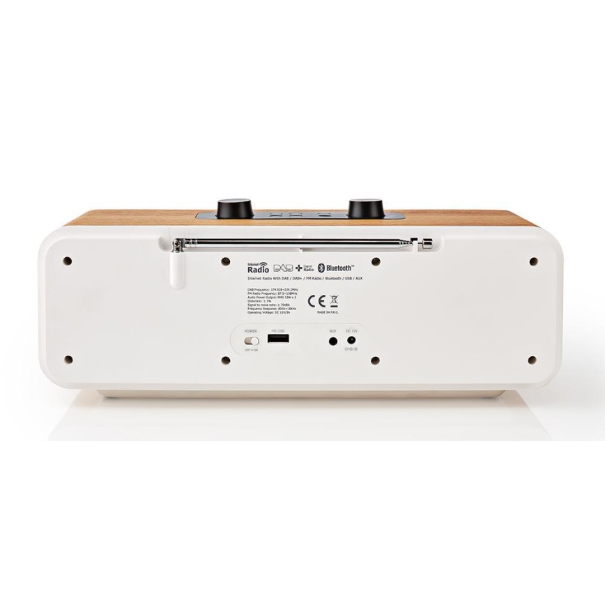 Višenamjenski internetski radio 34W/230V DAB+ FM Wi-Fi Bluetooth USB + daljinski upravljač