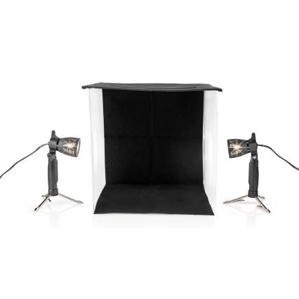 LED Prijenosni foto studio 2xGU10/5W/230V