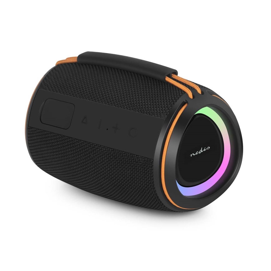 LED punjivi zvučnik 40 W / 1200 mAh, IPX4, crni