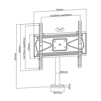 Stalak za TV Full Motion 32-55”