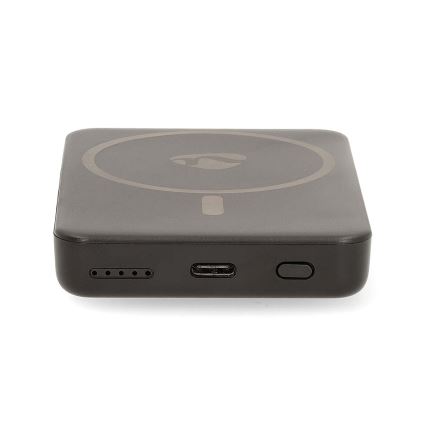Power Bank 2u1 magnetni s bežičnim punjenjem MagSafe 5000 mAh crna