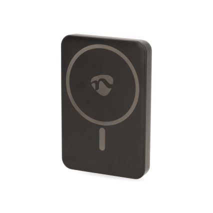 Power Bank 2u1 magnetni s bežičnim punjenjem MagSafe 5000 mAh crna