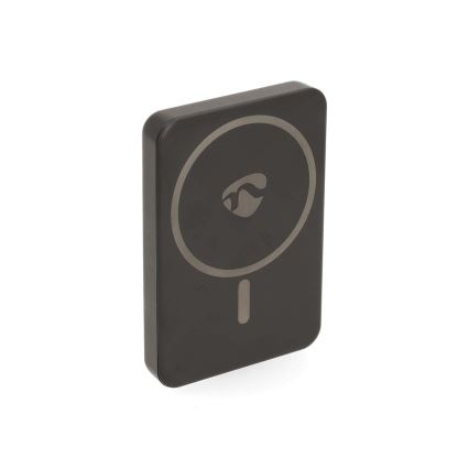 Power Bank 2u1 magnetni s bežičnim punjenjem MagSafe 5000 mAh crna
