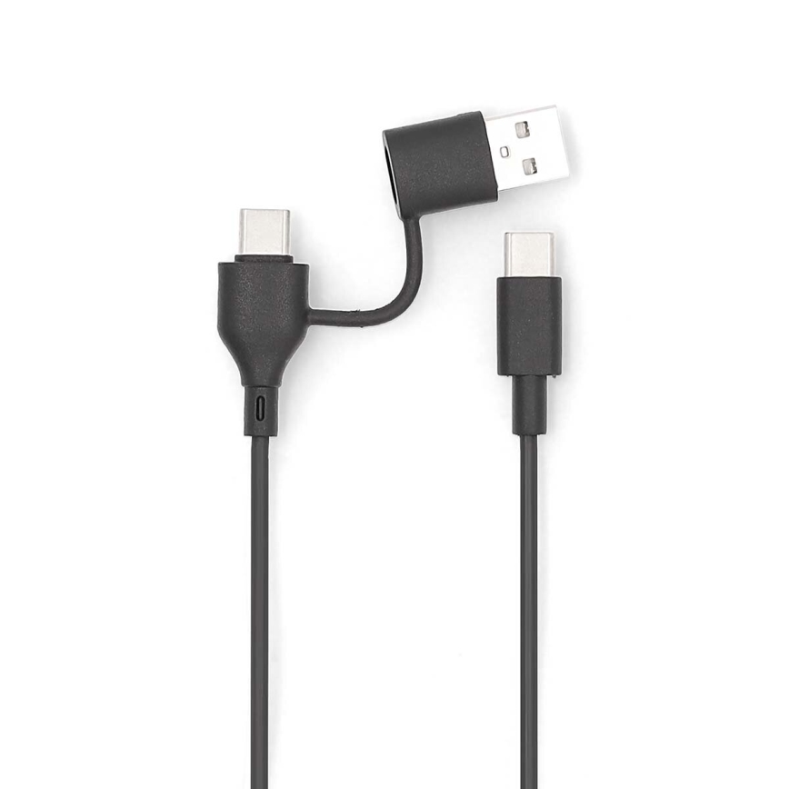 Power Bank 2u1 magnetni s bežičnim punjenjem MagSafe 5000 mAh crna