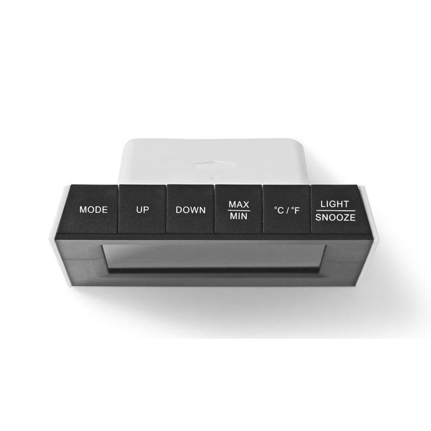 Meteorološka stanica s LCD zaslonom u boji 230V/3xAAA + 2xAA crna