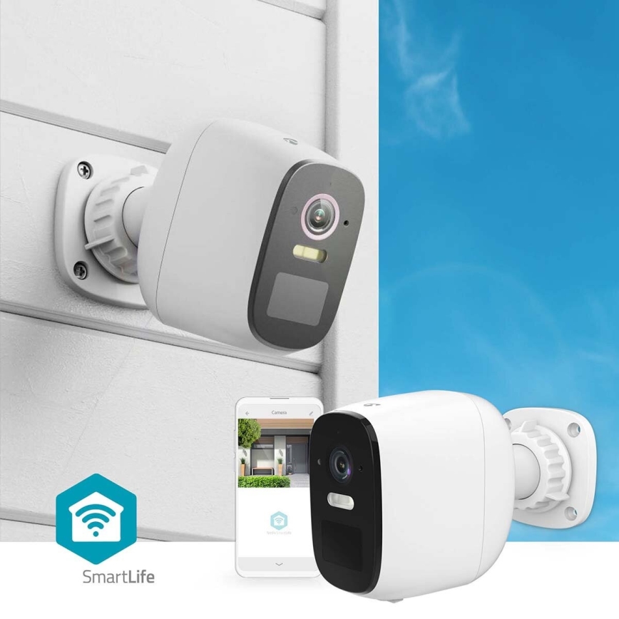 Pametna vanjska nadzorna kamera za punjenje sa SmartLife senzorom 4MP Quad HD 1440p 5V/5200mAh Wi-Fi Tuya IP66