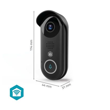 Pametno videozvono sa senzorom pokreta SmartLife 5V Full HD 1080p IP54 Wi-Fi Tuya