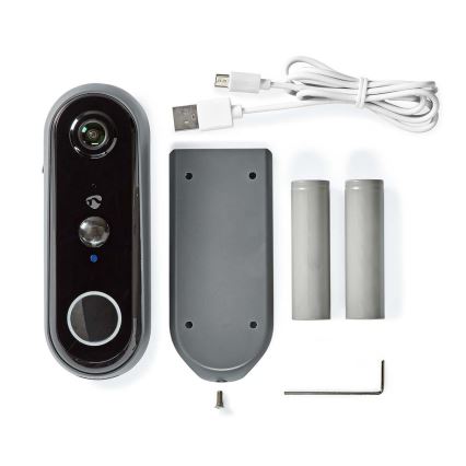 Video zvono s Full HD 1080p senzorom pokreta 5200 mAh Wi-Fi IP54