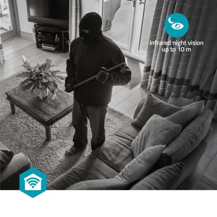 Pametna kamera Smartlife 5V 3MP Full HD 1296p Wi-Fi Tuya