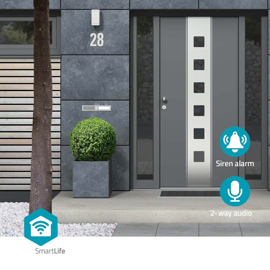Pametna vanjska kamera SmartLife Full HD 1080p s LED osvjetljenjem Wi-Fi Tuya IP65