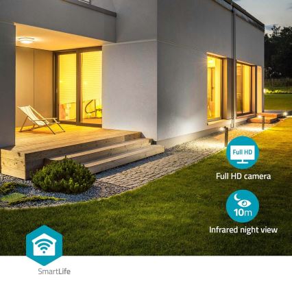Pametna vanjska kamera SmartLife Full HD 1080p s LED osvjetljenjem Wi-Fi Tuya IP65