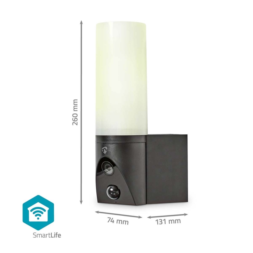 Pametna vanjska kamera SmartLife Full HD 1080p s LED osvjetljenjem Wi-Fi Tuya IP65