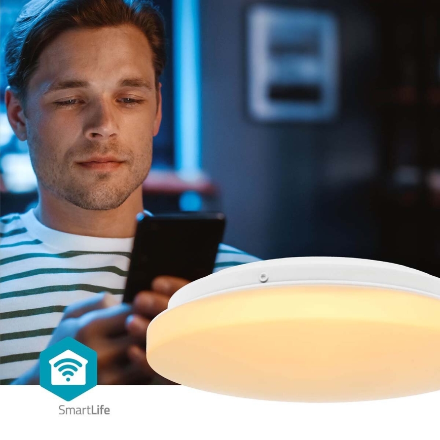 LED RGBW Prigušiva stropna svjetiljka za kupaonicu SmartLife LED/18W/230V 2700-6500K IP44 Wi-Fi Tuya