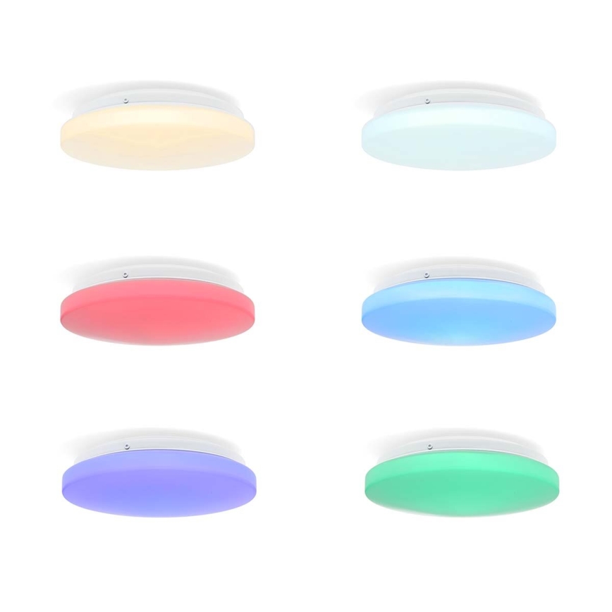 LED RGBW Prigušiva stropna svjetiljka za kupaonicu SmartLife LED/18W/230V 2700-6500K IP44 Wi-Fi Tuya