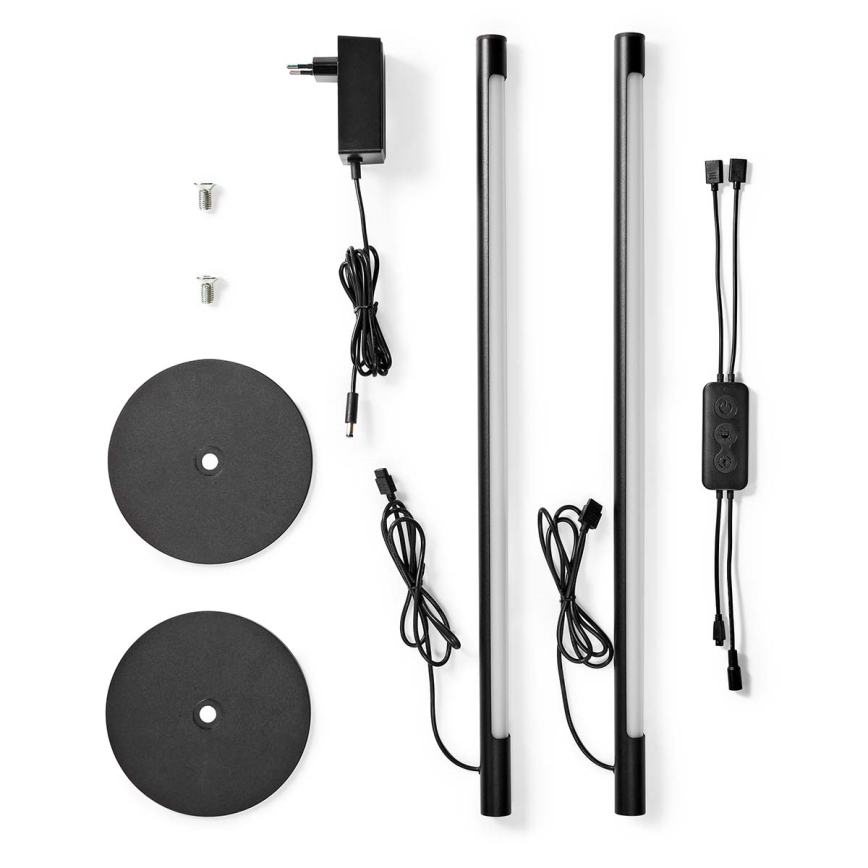 SET 2x LED RGBIC Prigušiva stolna lampa SmartLife LED/36W/230V 55 cm 2700-6500K Wi-Fi Tuya + daljinski upravljač