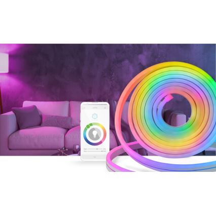 LED RGB Vanjska prigušiva traka SmartLife 6m LED/32W/230V Wi-Fi IP65 + daljinski upravljač