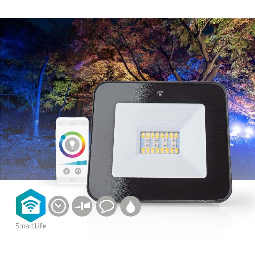 LED RGBW Prigušivi reflektor SmartLife LED/20W/230V Wi-Fi IP65 2700-6500K