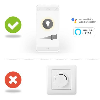 LED RGBW reflektor za utičnicu SmartLife s mogućnošću prigušivanja LED/20W/230V Wi-Fi IP65 2700-6500K