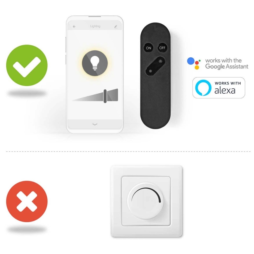 LED prigušivačka žarulja ST64 E27/4,9W/230V Wi-Fi 1800-6500K