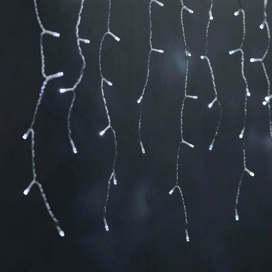 LED božićna zavjesa za vanjsku upotrebu s mogućnošću prigušivanja 400xLED/11 funkcija 11m IP65 Wi-Fi Tuya