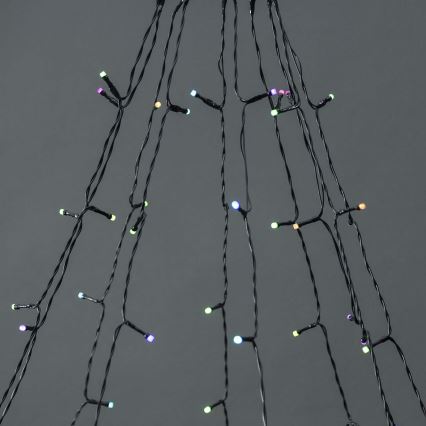 LED Božićna vanjska svjetlosna zavjesa 200xLED/8 funkcija 10x2m IP65 Wi-Fi Tuya topla do hladna bijela