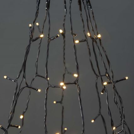 LED Božićna vanjska svjetlosna zavjesa 200xLED/8 funkcija 10x2m IP65 Wi-Fi Tuya topla do hladna bijela