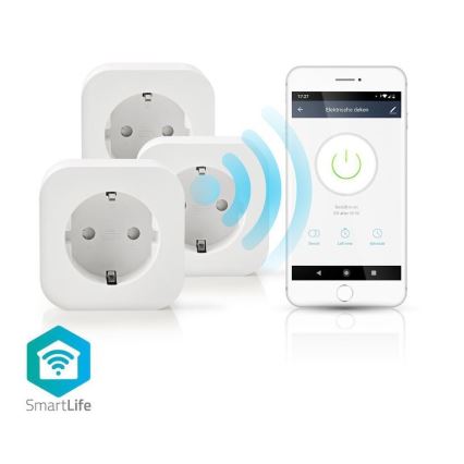 Pametna utičnica SmartLife 2500W WiFi 3 kom