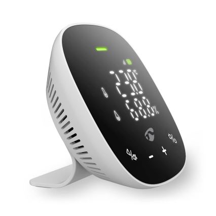 Pametni monitor za kvalitetu zraka s LED zaslonom SmartLife Wi-Fi