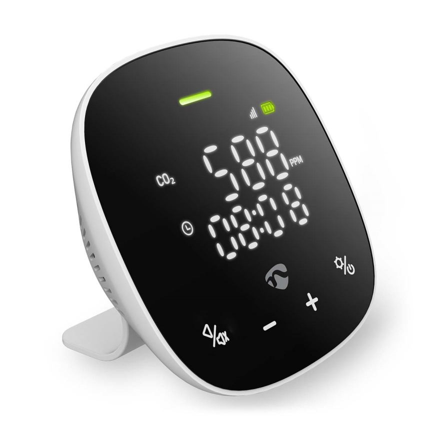 Pametni monitor za kvalitetu zraka s LED zaslonom SmartLife Wi-Fi