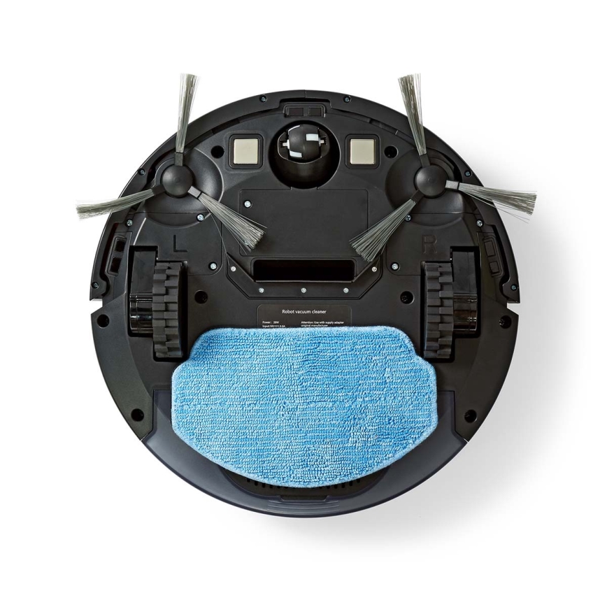 Pametni robotski usisivač s mopom 28W/2500 mAh Wi-Fi crna + daljinski upravljač