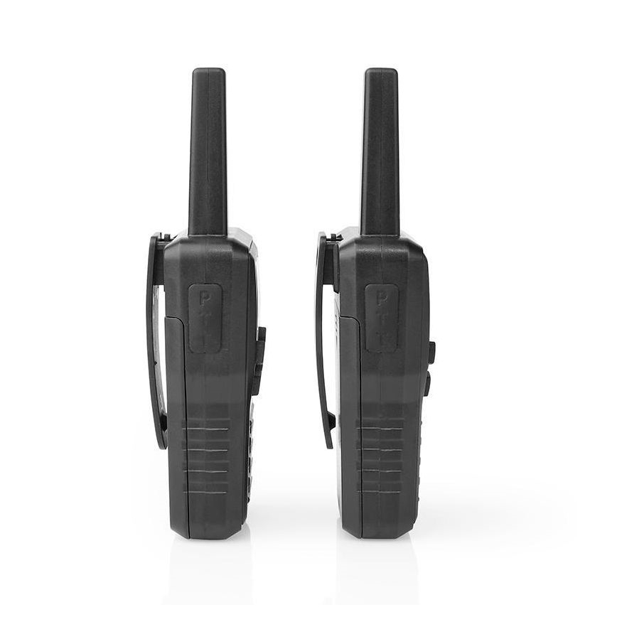 SET 2x Punjivi voki-toki s LED svjetlom 1300 mAh domet 10 km