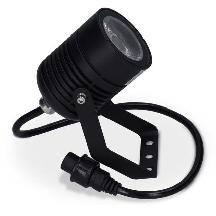 Komplet 3x vanjska LED RGBW svjetiljka s mogućnošću prigušivanja SmartLife LED/3W/230V IP65 Wi‑Fi Tuya crna