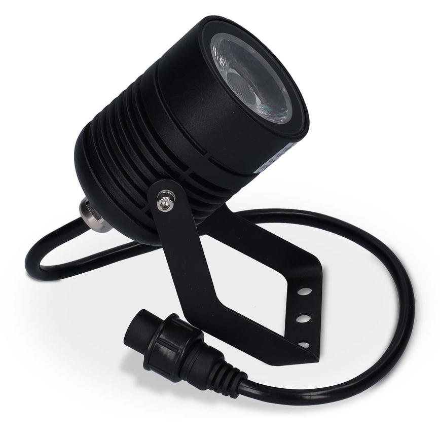 Komplet 3x vanjska LED RGBW svjetiljka s mogućnošću prigušivanja SmartLife LED/3W/230V IP65 Wi‑Fi Tuya crna